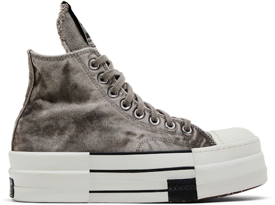 Rick Owens x Converse DRKSHDW DBL DRKSTR Chuck 70 High 'Washed Canvas Pack - Concrete' A06755C/DC01DX755-A06R0-164 Buy Rick Owens x Converse DRKSHDW DBL DRKSTR Chuck 70 High 'Washed Canvas Pack - Concrete' A06755C/DC01DX755-A06R0-164