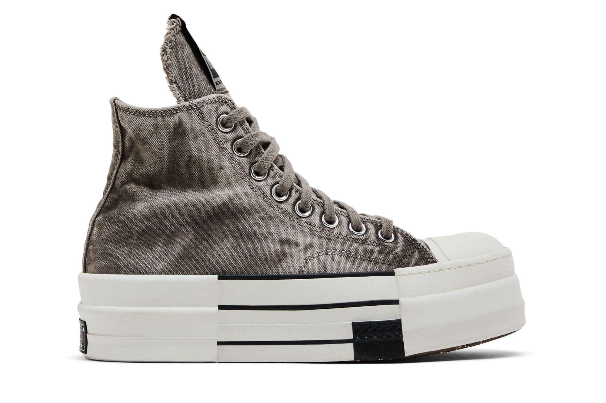 Rick Owens x Converse DRKSHDW DBL DRKSTR Chuck 70 High 'Washed Canvas Pack - Concrete' A06755C/DC01DX755-A06R0-164