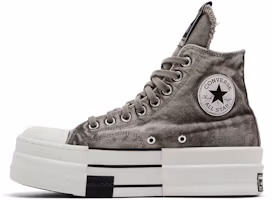 Shop 瑞克·歐文斯 x 匡威 DRKSHDW DBL DRKSTR Chuck 70 高筒 '洗滌帆布系列 - 混凝土色' A06755C/DC01DX755-A06R0-164
