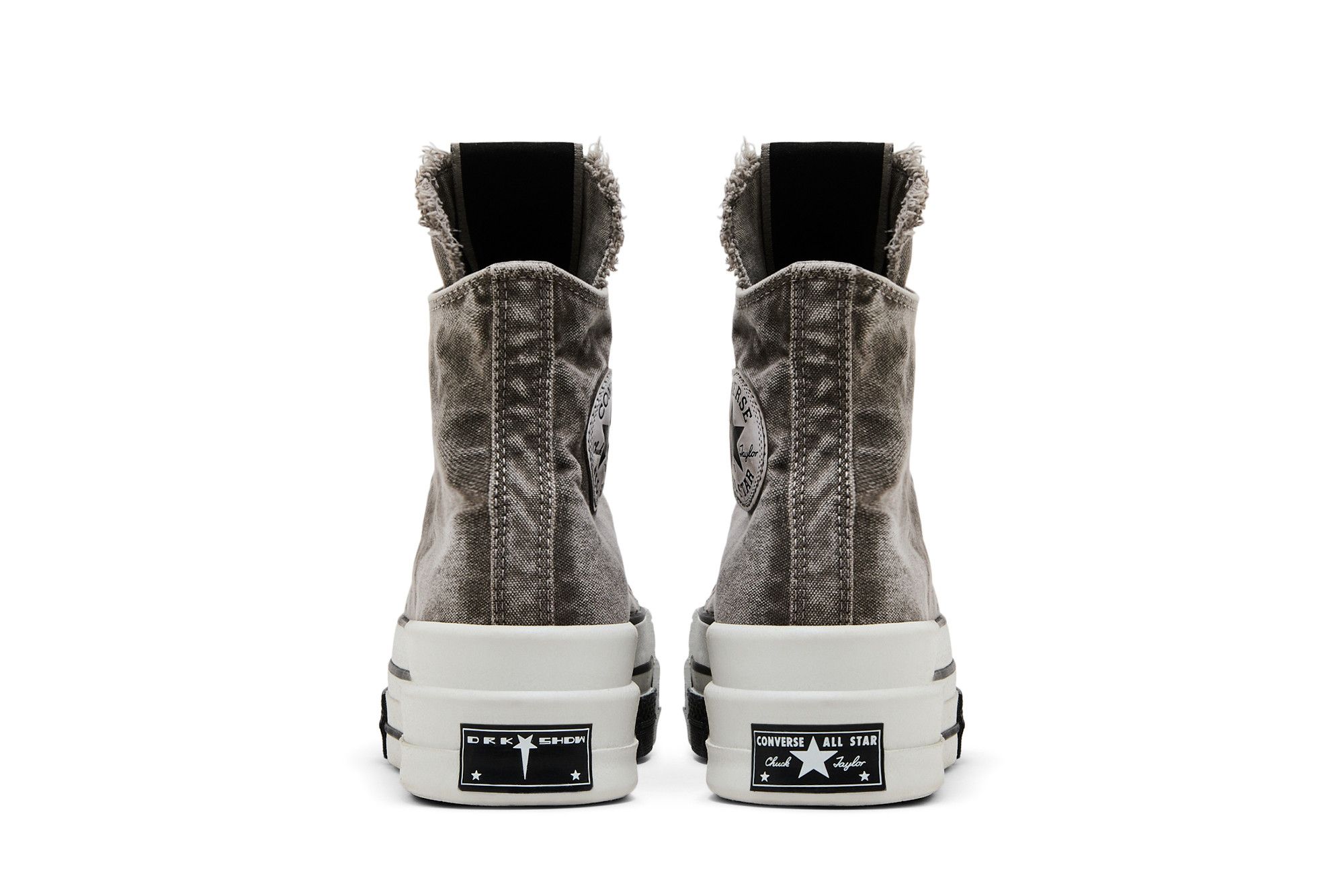 Sizing 瑞克·歐文斯 x 匡威 DRKSHDW DBL DRKSTR Chuck 70 高筒 '洗滌帆布系列 - 混凝土色' A06755C/DC01DX755-A06R0-164