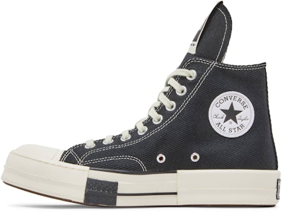 Rick Owens x Converse DRKSHDW DRKSTAR Chuck 70 Tinggi 'Hitam' A00130C Lookbook Rick Owens x Converse DRKSHDW DRKSTAR Chuck 70 Tinggi 'Hitam' A00130C