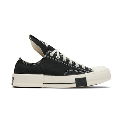 Rick Owens Converse DRKSHDW DRKSTAR Chuck 70 Low 'Black'