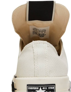 Rick Owens x Converse DRKSHDW DRKSTAR Chuck 70 Low 'Egret' Sneakers A00134C Sizing Rick Owens x Converse DRKSHDW DRKSTAR Chuck 70 Low 'Egret' Sneakers A00134C