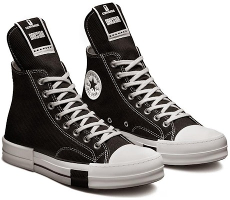 Rick Owens x Converse DRKSHDW DRKSTAR High 'Black' DC01BX686-CTDR1-91 Lookbook Rick Owens x Converse DRKSHDW DRKSTAR High 'Black' DC01BX686-CTDR1-91