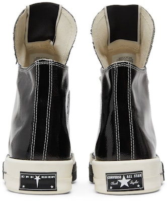 Rick Owens x Converse TURBODRK Chuck 70 High 'Black Lacquer' A01291C Details for Rick Owens x Converse TURBODRK Chuck 70 High 'Black Lacquer' A01291C