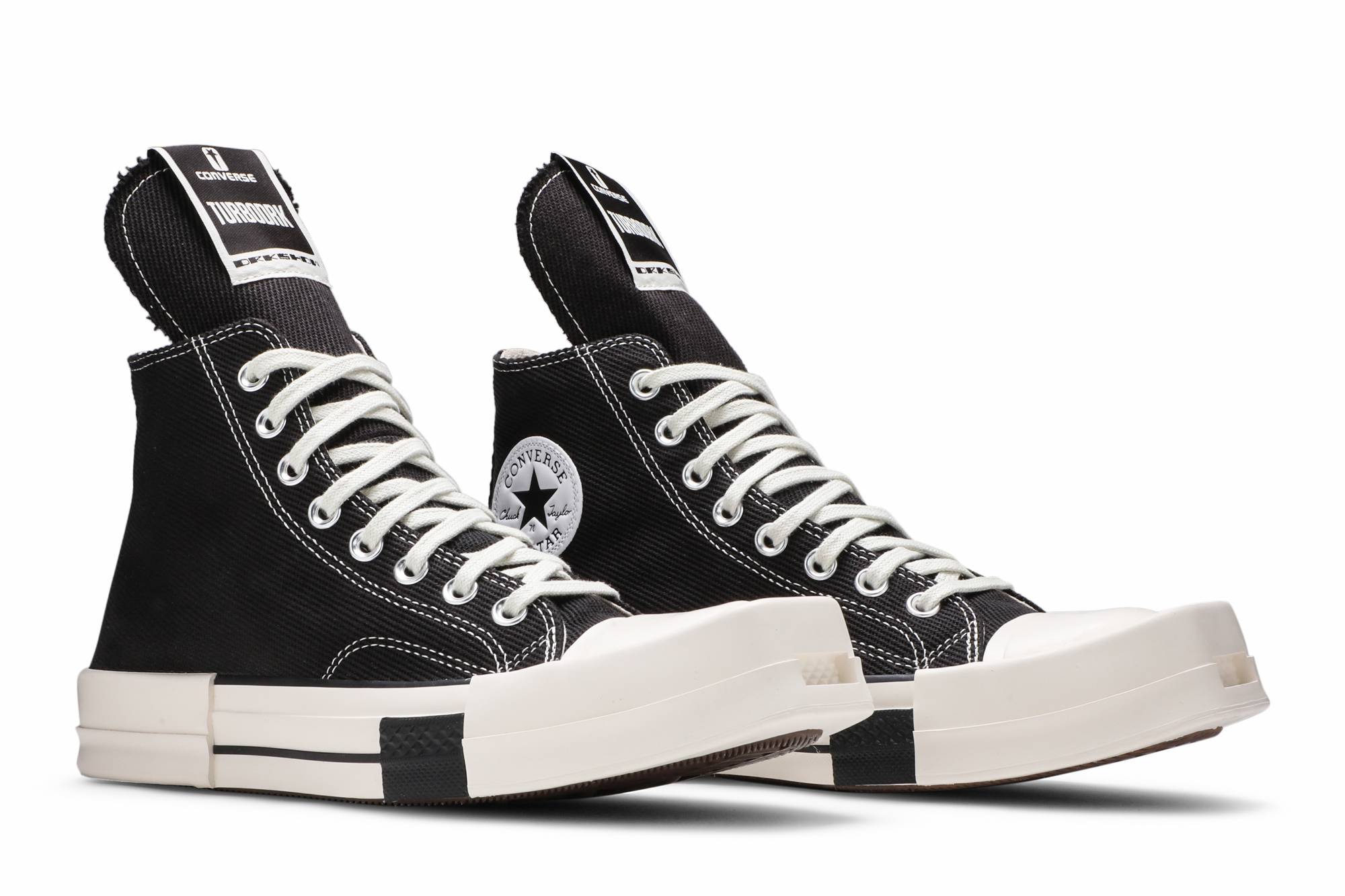 Cheap Rick Owens x Converse TURBODRK Chuck 70 高帮“黑色” 172344C