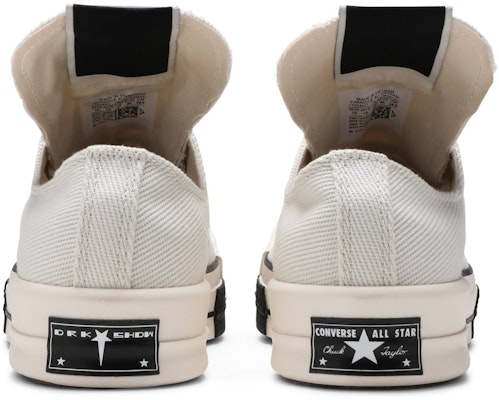 릭 오웬스 x 컨버스 터보드크 척 70 로우 '릴리 화이트' 172345C Purchase 릭 오웬스 x 컨버스 터보드크 척 70 로우 '릴리 화이트' 172345C