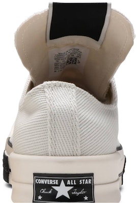 릭 오웬스 x 컨버스 터보드크 척 70 로우 '릴리 화이트' 172345C Details for 릭 오웬스 x 컨버스 터보드크 척 70 로우 '릴리 화이트' 172345C