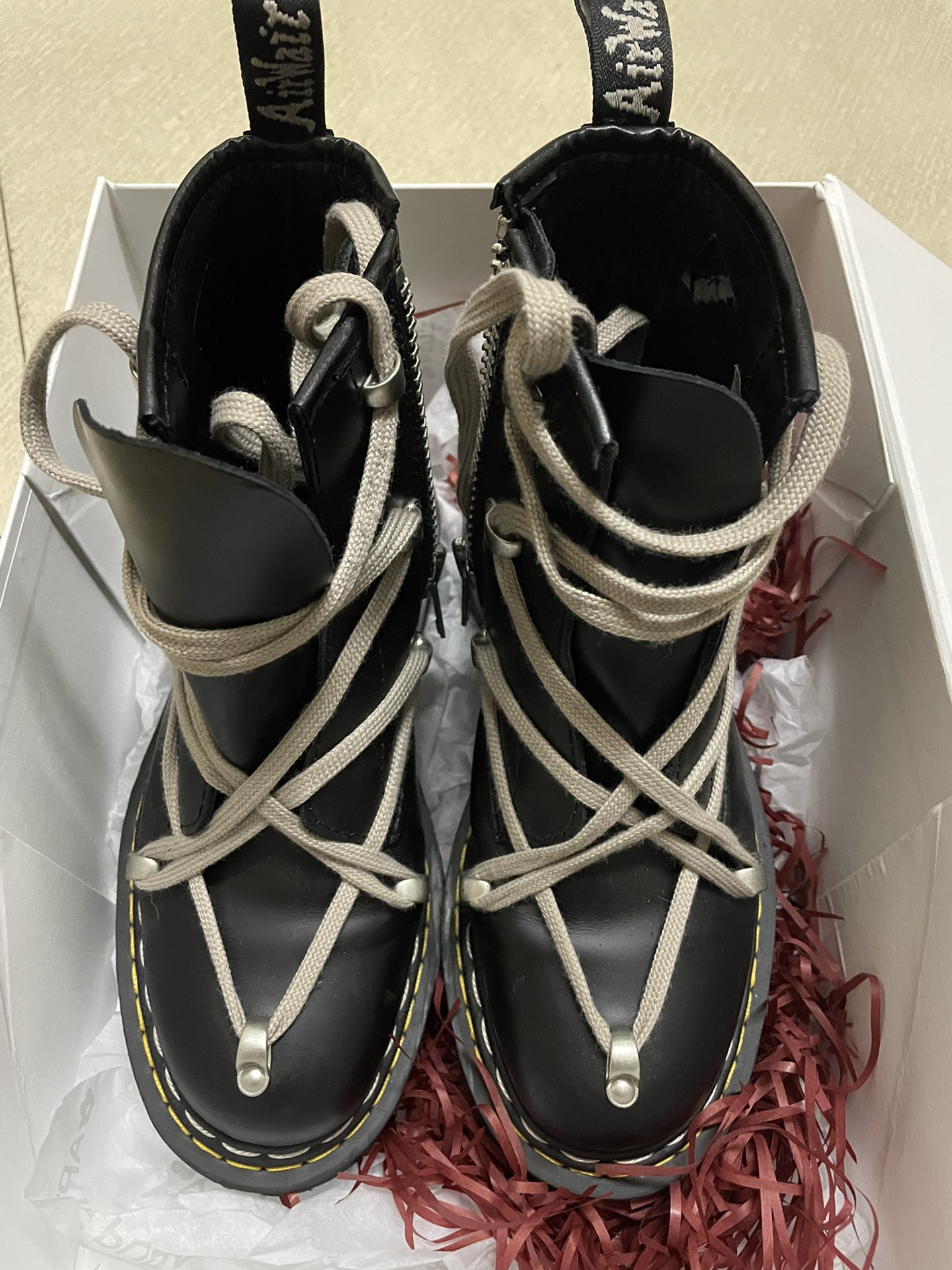 Rick Owens Dr. Martens 1460 Boots 'Rick Owens'