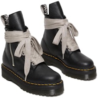 Rick Owens x Dr. Martens 1460 Quad Platform Kulit But 'Hitam Lunar' 27978001 Lookbook Rick Owens x Dr. Martens 1460 Quad Platform Kulit But 'Hitam Lunar' 27978001