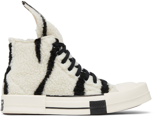 Rick Owens x DRKSHDW TURBODRK Converse Chuck 70 High 'Zebra' A03943C Buy Rick Owens x DRKSHDW TURBODRK Converse Chuck 70 High 'Zebra' A03943C