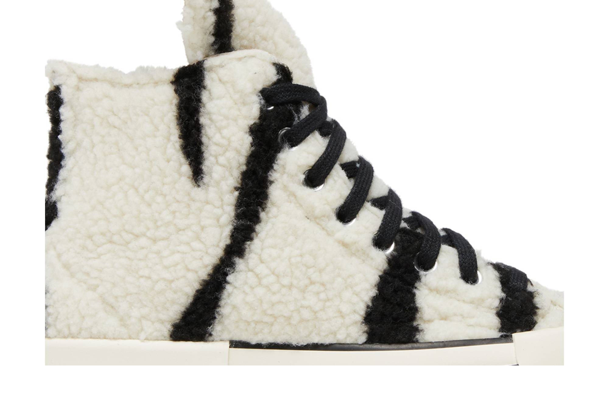 Order Rick Owens x DRKSHDW TURBODRK Converse Chuck 70 High 'Zebra' Hitam Putih A03943C