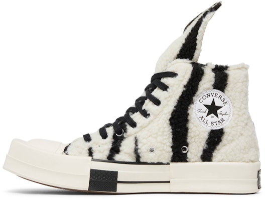 Rick Owens x DRKSHDW TURBODRK Converse Chuck 70 High 'Zebra' A03943C Lookbook Rick Owens x DRKSHDW TURBODRK Converse Chuck 70 High 'Zebra' A03943C
