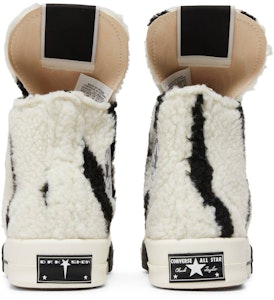 Rick Owens x DRKSHDW TURBODRK Converse Chuck 70 High 'Cebra' A03943C Details for Rick Owens x DRKSHDW TURBODRK Converse Chuck 70 High 'Cebra' A03943C