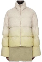 RICK OWENS x Moncler Cyclopic Jacket Acid Degrade Nylon High Collar Down Jacket. MU02C1A05M3734-28D RICK OWENS x Moncler Cyclopic Jacket Acid Degrade Nylon High Collar Down Jacket. MU02C1A05M3734-28D