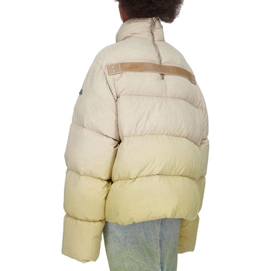 Details for RICK OWENS x Moncler Jaket Cyclopic Nylon Acid Degrade Kolar Tinggi. MU02C1A05M3734-28D