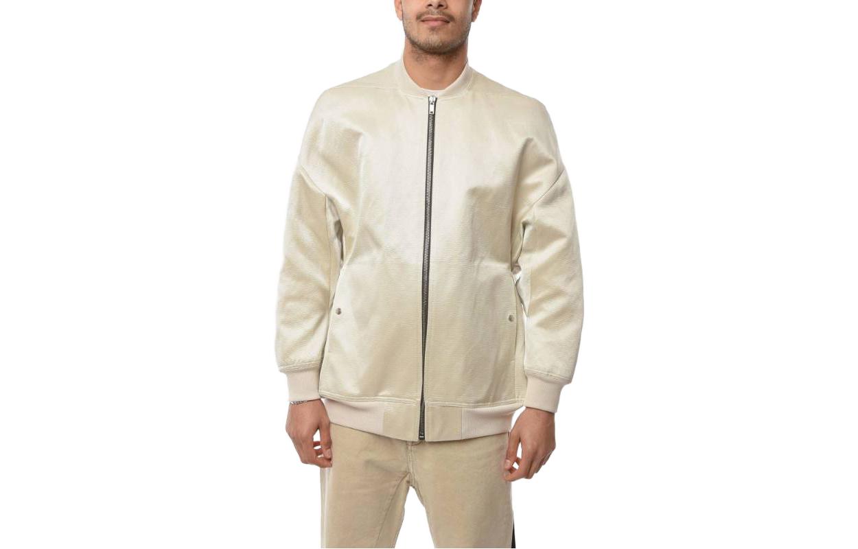Rick Owens Zip Pocket Long Sleeve Jacket Off-White RR01B1717CD-21
