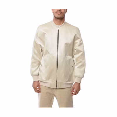 Rick Owens Zip Pocket Long Sleeve Jacket Off-White RR01B1717CD-21