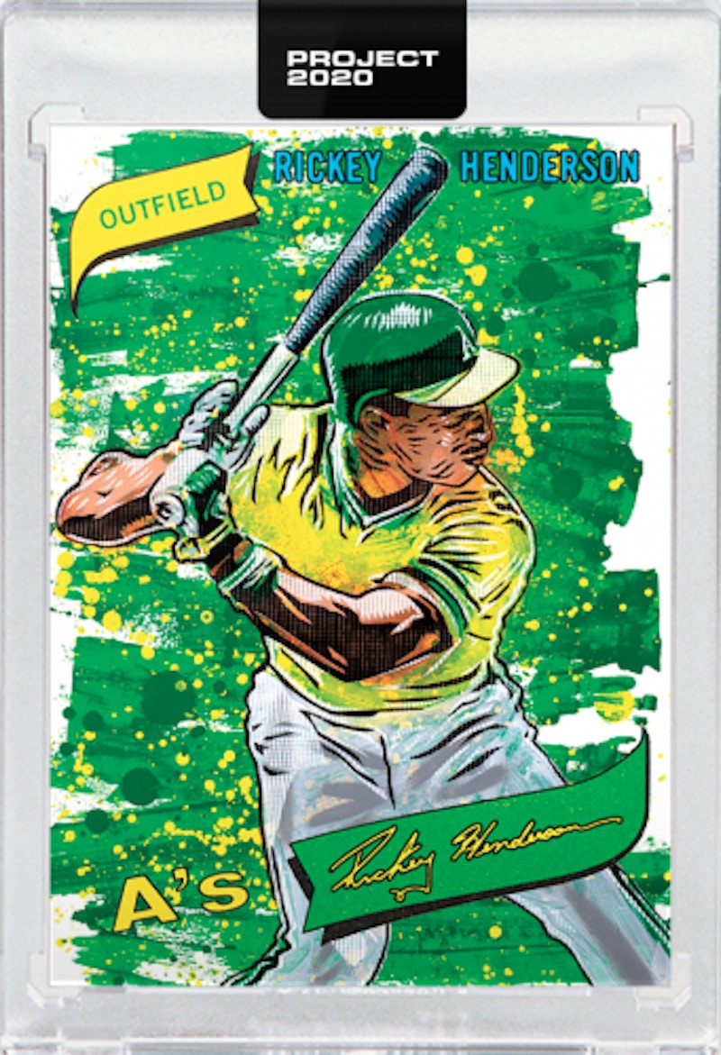 Rickey Henderson 1980 Topps Project 2020 Blake Jamieson  /3819 #57