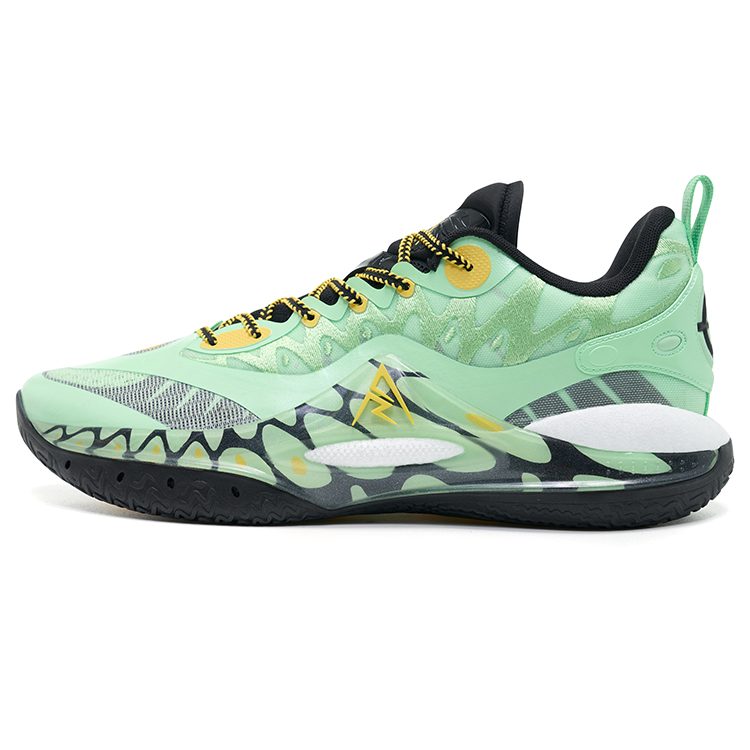 RIGORER AR2 Monarch Butterfly Low-Top Basketball Shoes Black Green Mens Z324460101-5