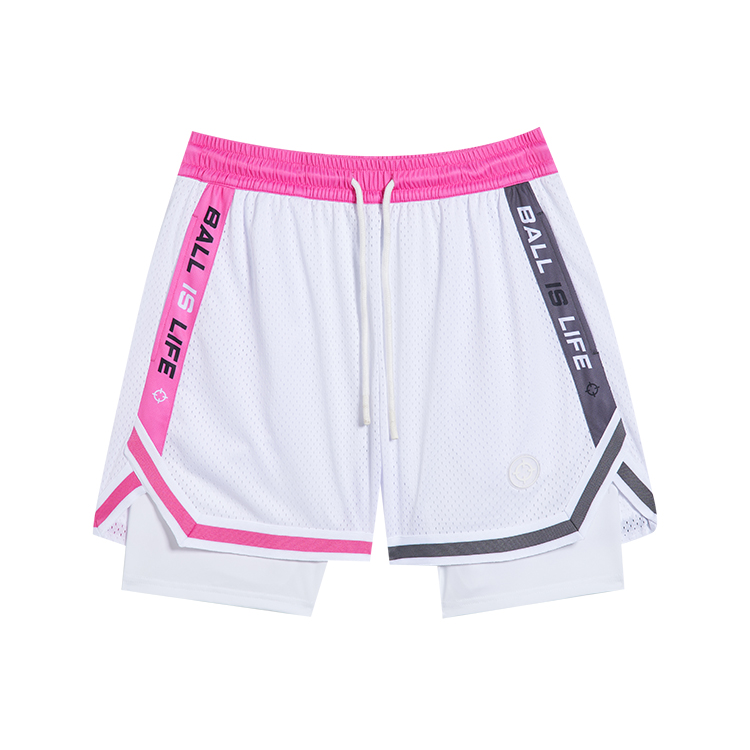 RIGORER Basketball Casual Two-in-One Compression Shorts Unisex Breathable Comfort. Z124213518
