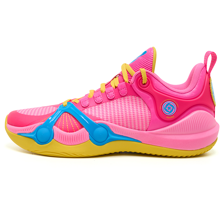 RIGORER BP1PE Low Pink Basketball Shoes Qixi Special Edition . Z325160304-3