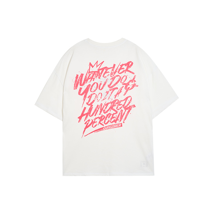 RIGORER Crown Logo Casual Sports Running Basketball Shirt Unisex Summer Tee Z124210421