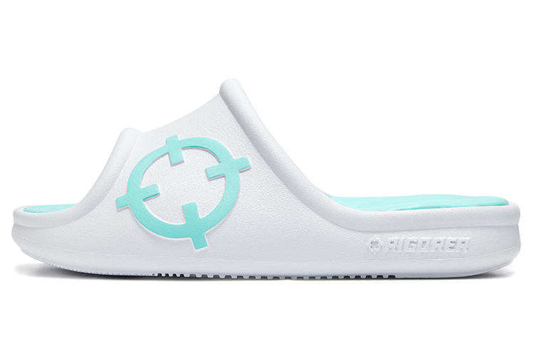 RIGORER Horizon 1 White/Green Waterproof Anti-Slip Sport Slides EVA Sandals Z121360511 White Green
