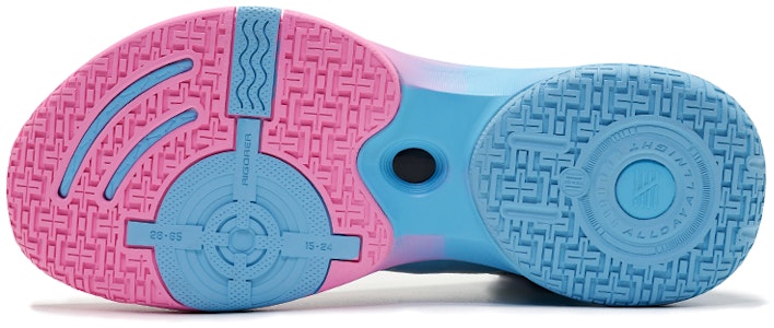 准者 RIGORER 氢2 七彩雲 減震防滑 低幫 籃球鞋 雲彩藍粉 Sizing 准者 RIGORER 氢2 七彩雲 減震防滑 低幫 籃球鞋 雲彩藍粉