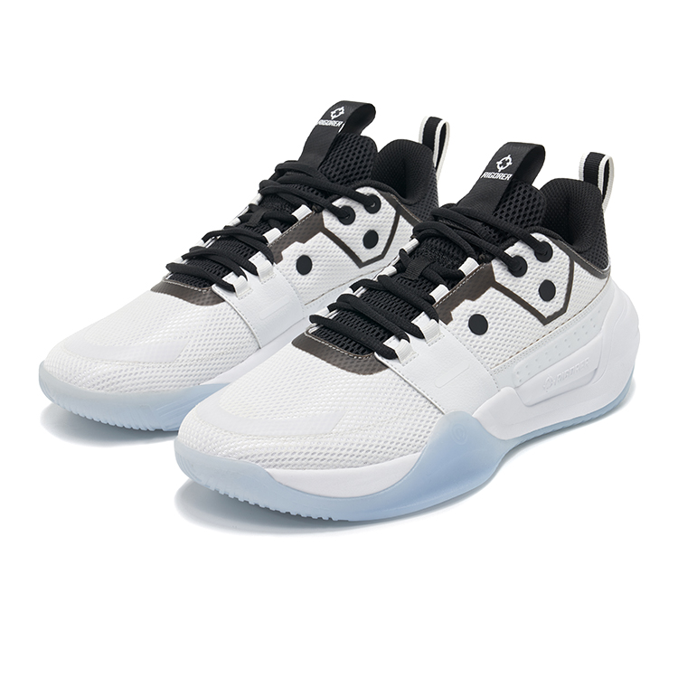 Lookbook RIGORER Kasut Bola Keranjang Rendah 'Hitam Putih' Z123260103-2