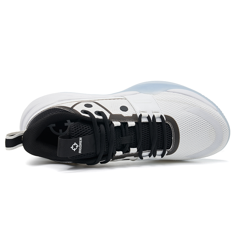 Shop RIGORER Kasut Bola Keranjang Rendah 'Hitam Putih' Z123260103-2