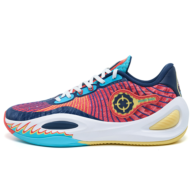 RIGORER Reeves 1 Dragon Dance Asia Tour Low Basketball Shoes Blue Red Sneakers. Z323360104-16