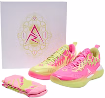 RIGORER Reeves 2 Fusion Mens Low-Top Basketball Shoes Pink Green Anti-Slip Z324460101 RIGORER Reeves 2 Fusion Mens Low-Top Basketball Shoes Pink Green Anti-Slip Z324460101