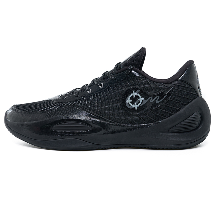 RIGORER Reeves Generation Silent Night Low Basketball Shoes Black Z323360104-18