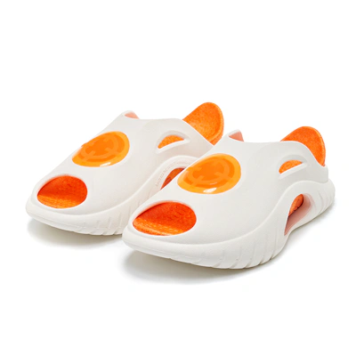 RIGORER Shark Sandals 'White Orange'