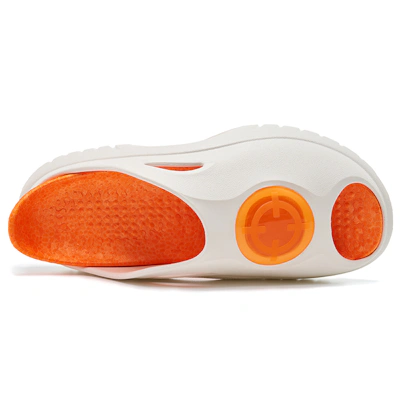 RIGORER Shark Sandals 'White Orange'