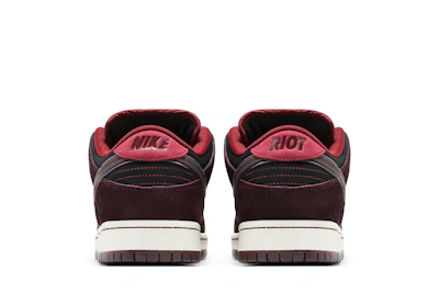 RIOT Skateshop x Nike Dunk Low SB 'Mahogany Dark Beetroot'