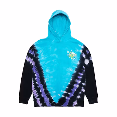 RIPNDIP Big Pocket Hoodie with Cat Print Blue RND9037