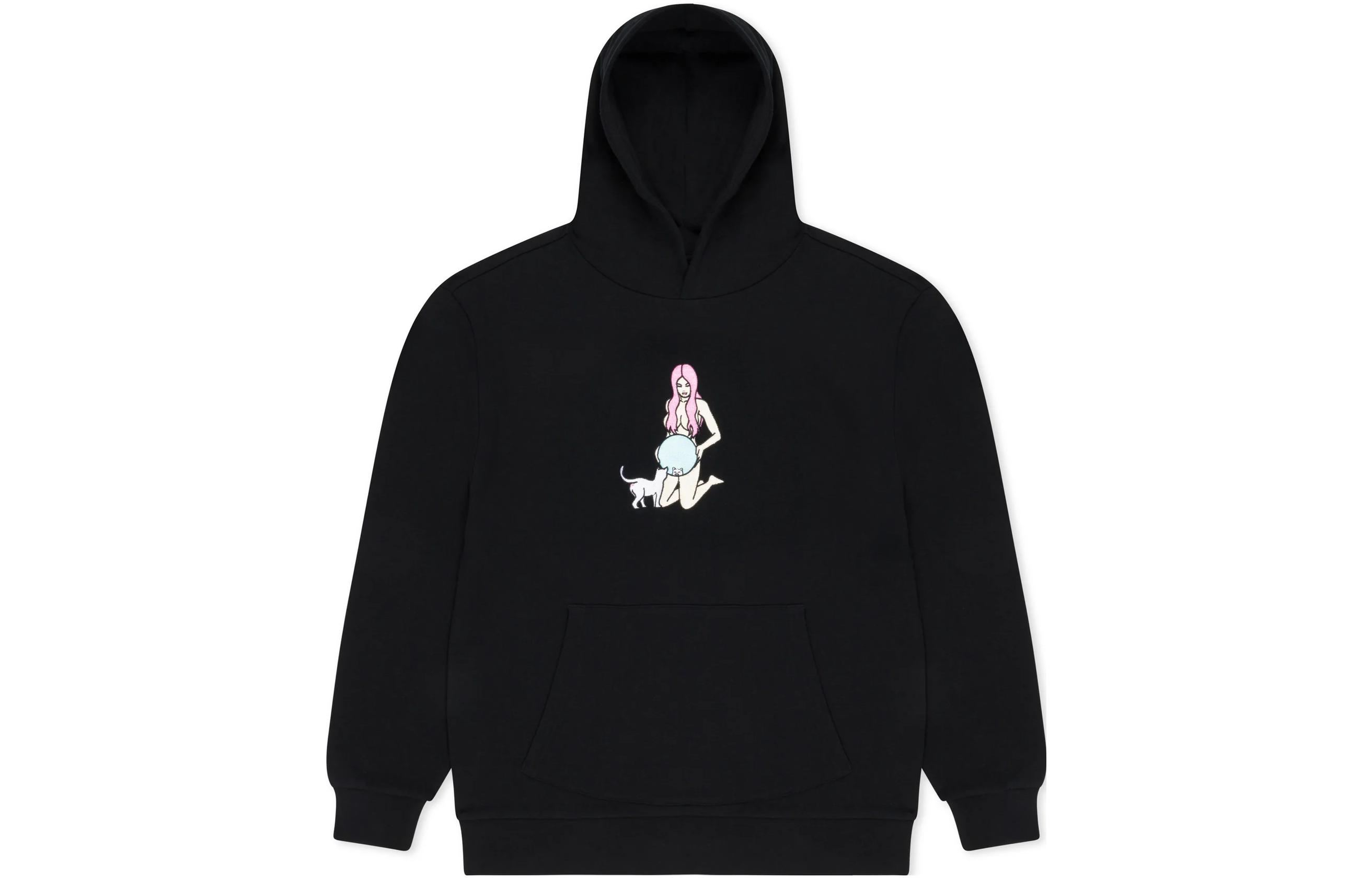 RIPNDIP Black Solid Color Pullover Hoodie RND10205