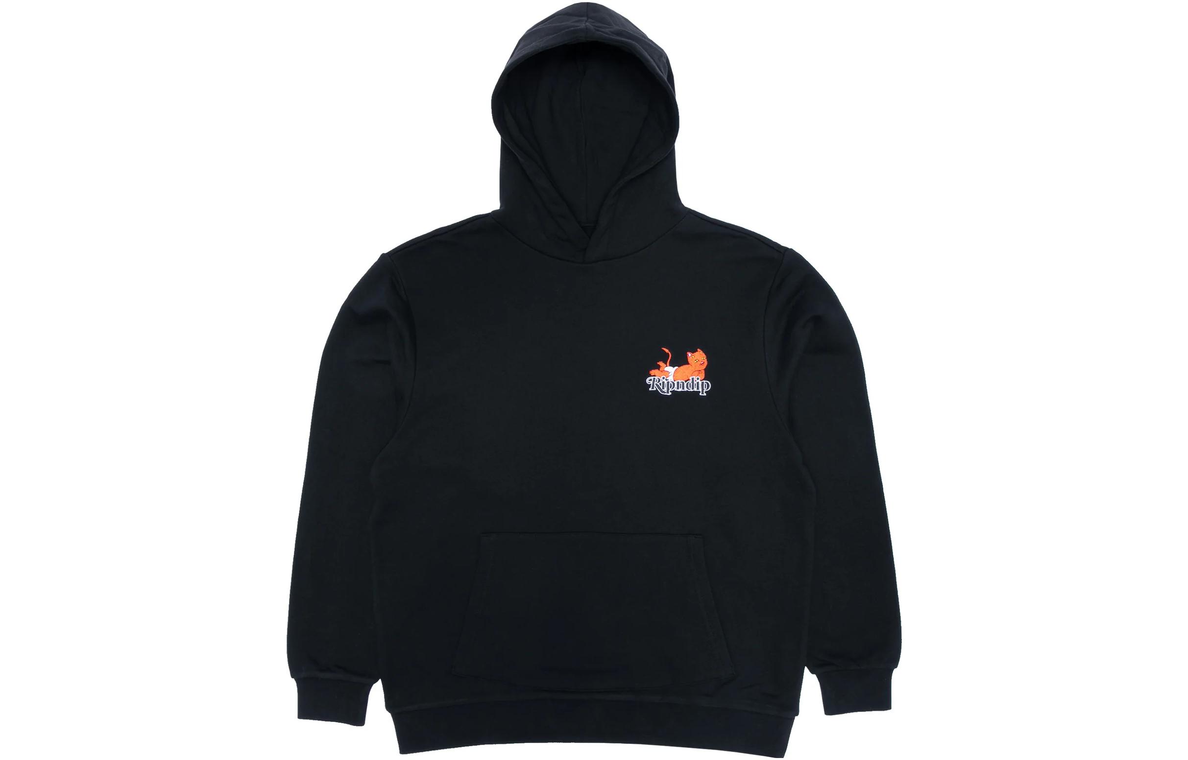 RIPNDIP Cartoon Graphic Black Hoodie for Men RND9250