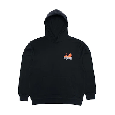 RIPNDIP Cartoon Graphic Black Hoodie for Men RND9250
