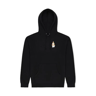 RIPNDIP Cartoon Graphic Hoodie Pullover Black RND10223