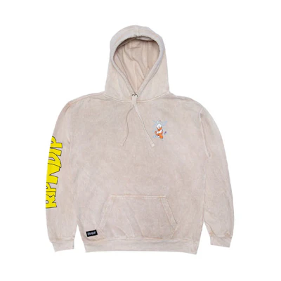 RIPNDIP Cartoon Logo Print Hoodie Unisex Off-White Long Sleeve RND-SS21-261