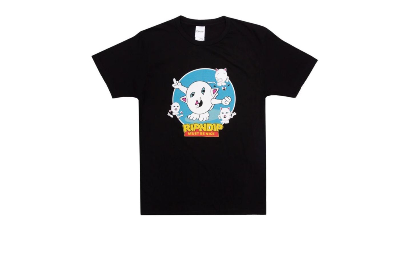 RIPNDIP Casual Crewneck Graphic Short Sleeve T-Shirt for Men. RND4349