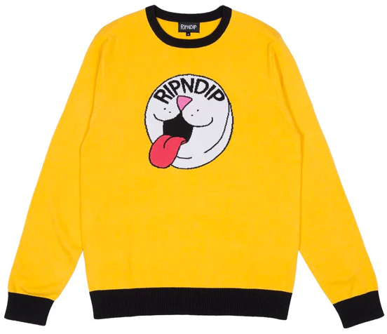 ripndip-casual-unisex-yellow-crewneck-sweatshirt-perfect-gift-choice-rnd-184-rnd-2931-yel