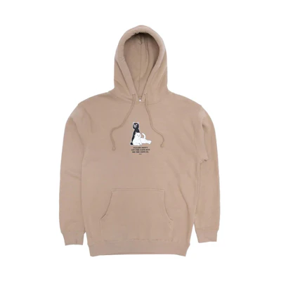 RIPNDIP Cat Graphic Hoodie Khaki RND9543