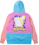Lookbook Sudadera RIPNDIP Catch Em All Pikachu Colorblock Unisex con Gráficos de Dibujos. RNDLMS2019122511