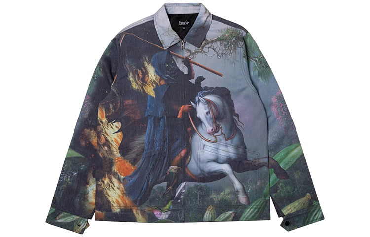 RIPNDIP Flame & Desire Casual Jacket Unisex Multicolor - Gift Recommendation rnd3700