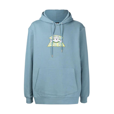 RIPNDIP FW22 Logo Print Pullover Hoodie Blue RND7014
