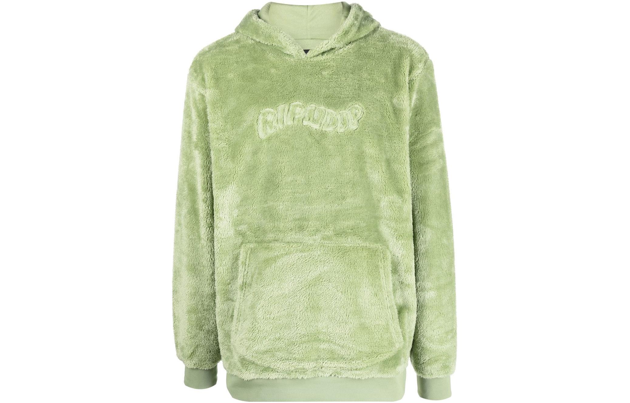 RIPNDIP FW22 Solid Logo Hoodie Green Long Sleeve Pullover RND9536